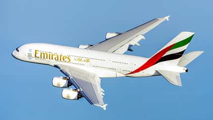 Erste Emirates-A380 enden als Teilespender