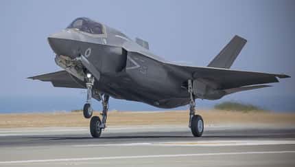 Lockheed Martin F-35B der RAF startet in Akrotiri.