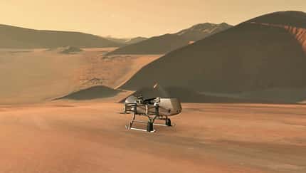 Die Dragonfly-Mission soll den Saturnmomd Titan fliegend erkunden.