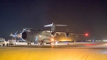 Airbus A400M der Luftwaffe als Tanker nach Jordanien