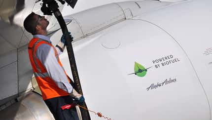Alaska Airlines Biofuel-Betankung