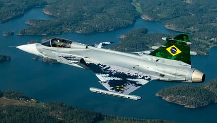 Saab Gripen E - erstes Flugzeug für Brasilien