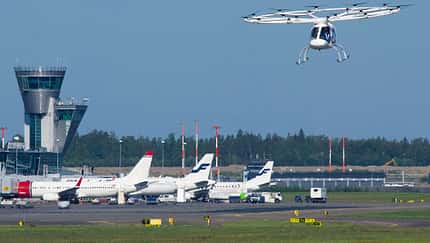Volocopter 2X beim Flugtest in Helsinki am 29. August 2019