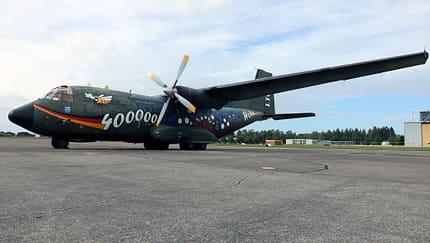 LTG 63 feiert 400000 Flugstunden mit Transall