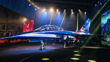 AIDC AJT "Mutiger Adler" beim Rollout am 24. September 2019.