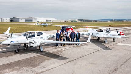 Diamond Aircraft DA42 für die European Flight Academy in Rostock-Laage.