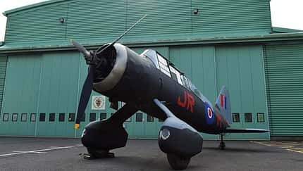 Westland Lysander beim RAF Museum in Cosford nach der Restaurierung.