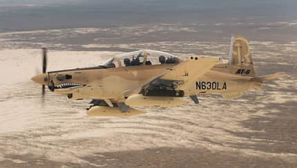 Textron Aviation AT-6 bei Tests der USAF.