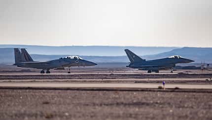 Die Übung Blue Flag im November 2019 findet mit Eurofightern der Luftwaffe statt.