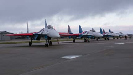 Suchoi Su-35S für die "Russischen Ritter".