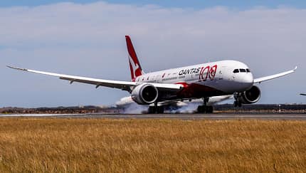 Qantas schickt auch Dreamliner in die Mojave-Wüste