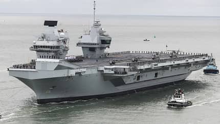 Flugzeugträger HMS "Prince of Wales" im November 2019.