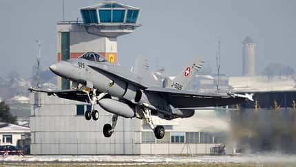 Boeing F/A-18C der Schweizer Luftwaffe.