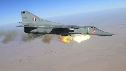 Mikojan MiG-27 der Indian Air Force.