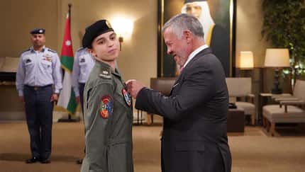 Jordaniens erste Kampfpilotin
