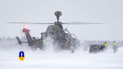 Arctic Trial mit Tiger und NH90 der Heeresflieger