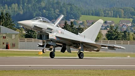 Eurofighter der österreichischen Luftstreitkräfte. 