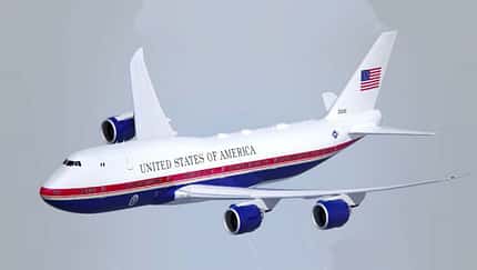 Boeing VC-25B, die neue Air Force One für den amerikanischen Präsidenten.