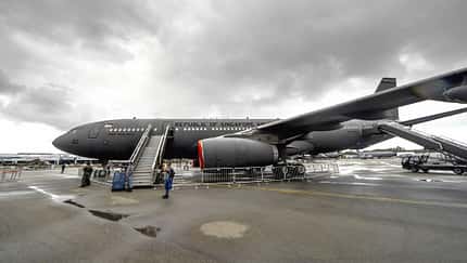 Airbus A330 MRTT der RSAF auf der Singapore Airshow.