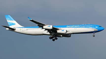 Aerolíneas Argentinas verabschiedet A340
