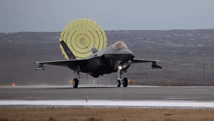Lockheed Martin F-35A der norwegischen Luftstreitkräfte in Island.