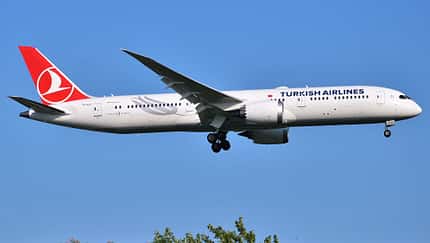 Turkish Airlines-Dreamliner auf Geisterflug