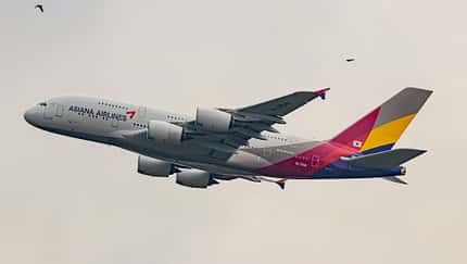 Asiana-A380 ist nach drei Jahren zurück in Frankfurt 