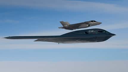 B-2A Spirit treffen auf niederländische F-35A