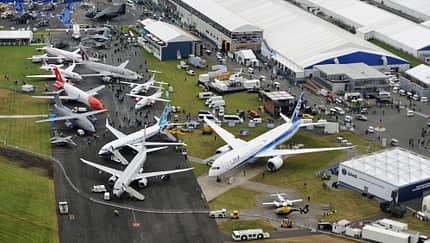 Farnborough Airshow Luftbild 2016.
