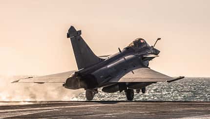 Der französische Flugzeugträger "Charles de Gaulle" übte im März 2020 in der Nordsee.