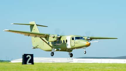 Die Cessna SkyCourier fliegt