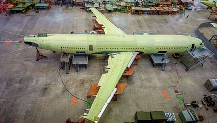Erste Il-96-400M nähert sich der Fertigstellung