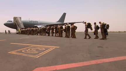 Mit dem Airbus A310MRTT der Luftwaffe nach Mali
