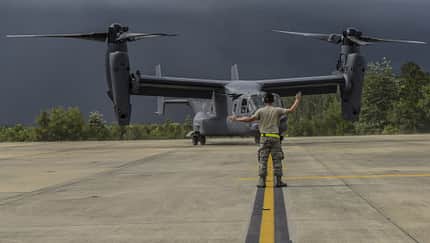 Eine CV-22B für das Special Operations Command war im Juni 2020 die 400. von Bell Boeing ausgelieferte Osprey.
