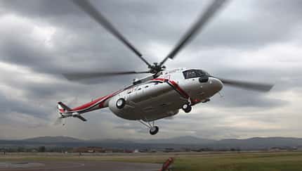 Ein Hubschrauber für den russischen Winter