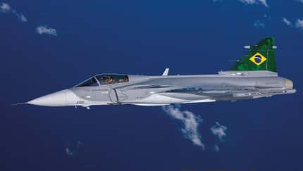Saab Gripen E-Testflugzeug für die Brasilianischen Luftstreitkräfte.