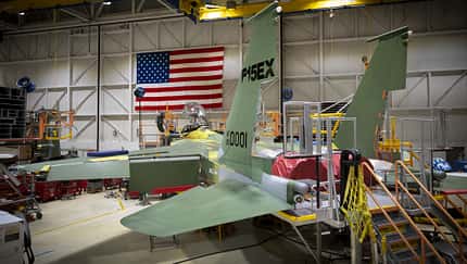 Bei Boeing in St. Louis war die erste F-15EX bereits vor der offiziellen Vertragsunterzeichnung in der Endmontage.