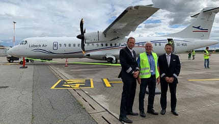 Lübeck Air nimmt ihre erste ATR 72 in Empfang