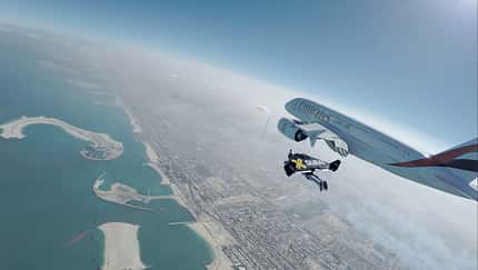 Jetpack im Endanflug von LAX