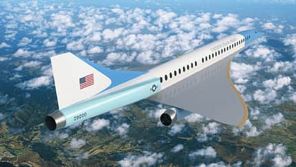 Auch Boom will die „Air Force One“ der Zukunft bauen