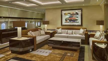 Besuch im vielleicht edelsten Privatjet der Welt