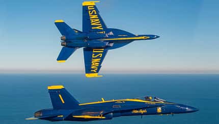 Blue Angels verabschieden alte F/A-18