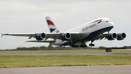 Mit dem Airbus A380 von Frankfurt nach London
