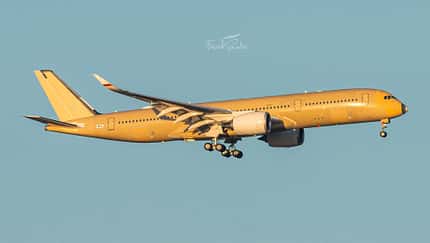 Hier fliegt die zweite A350 für Deutschland