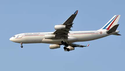Frankreichs Regierungs-A340 sind jetzt wohl im Iran