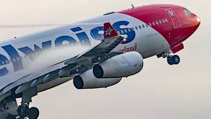 Edelweiss fliegt für Swiss mit Großgerät nach London