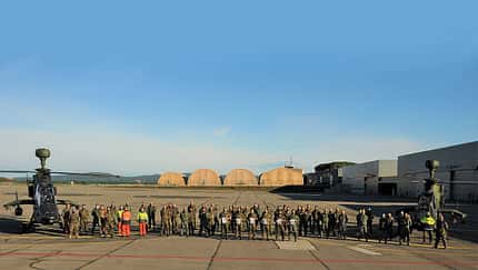 Die 10000. unfallfreie Flugstunde des Tiger der Heeresflieger in Le Luc wurde am 9. Dezember 2020 gefeiert.