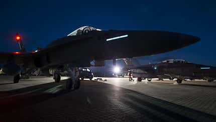 Die F/A-18 Hornet der Schweizer Luftwaffe stehen nun ständig für QRA-Starts bereit. 