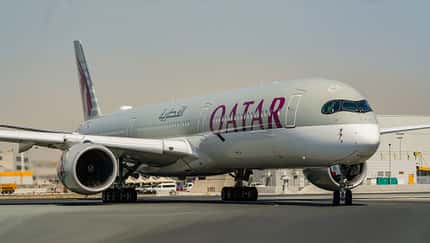 Airbus A350 von Qatar Airways.