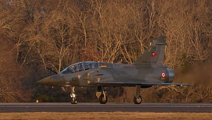 Die erste modernisierte Mirage 2000D ist am 7. Janaur 2021 in Mont-de-Marsan eingetroffen.